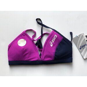 ASICS Women's Kanani Reversible Bikini Top Purple Size M